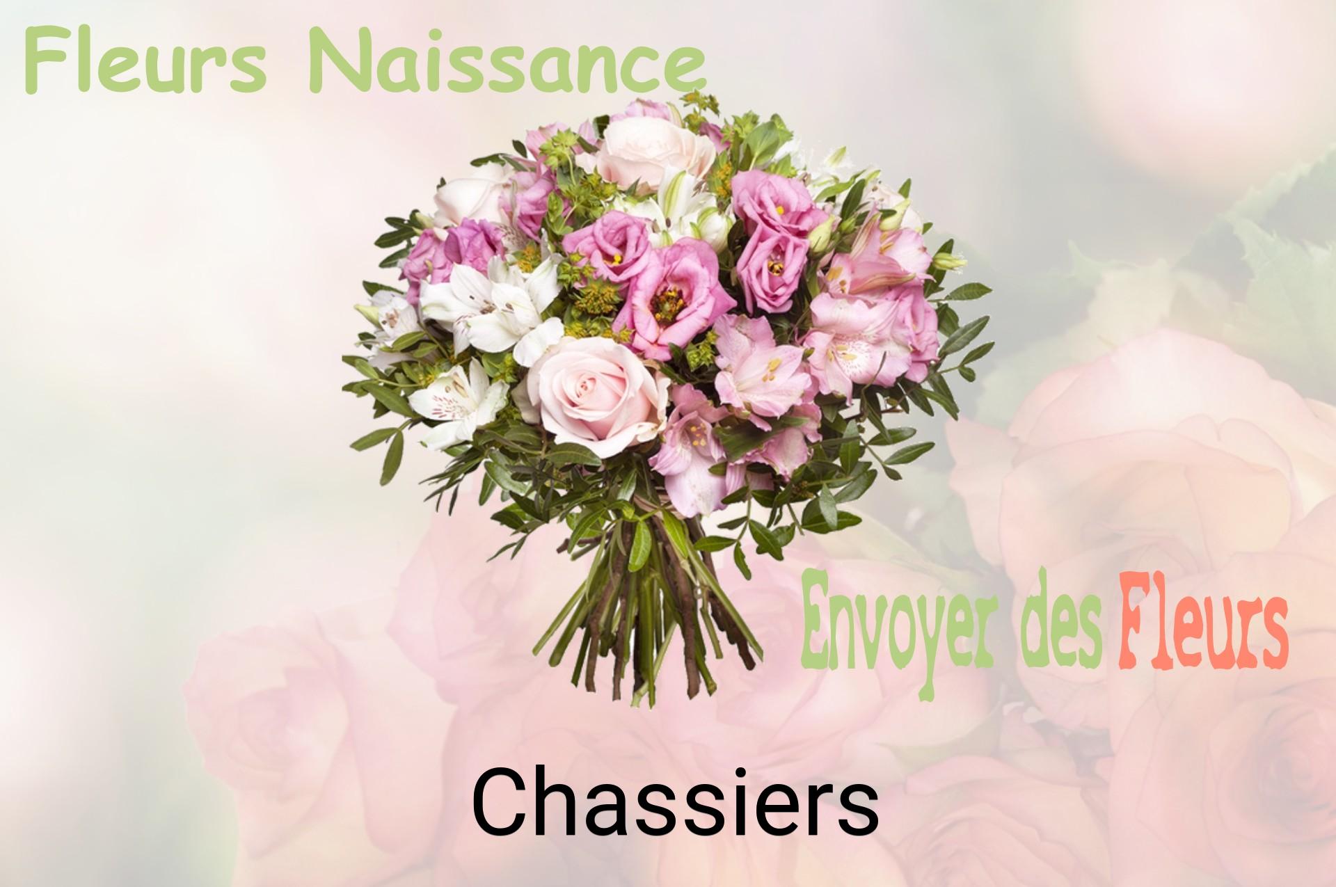 Bouquet de fleurs de naissance livré à Chassiers